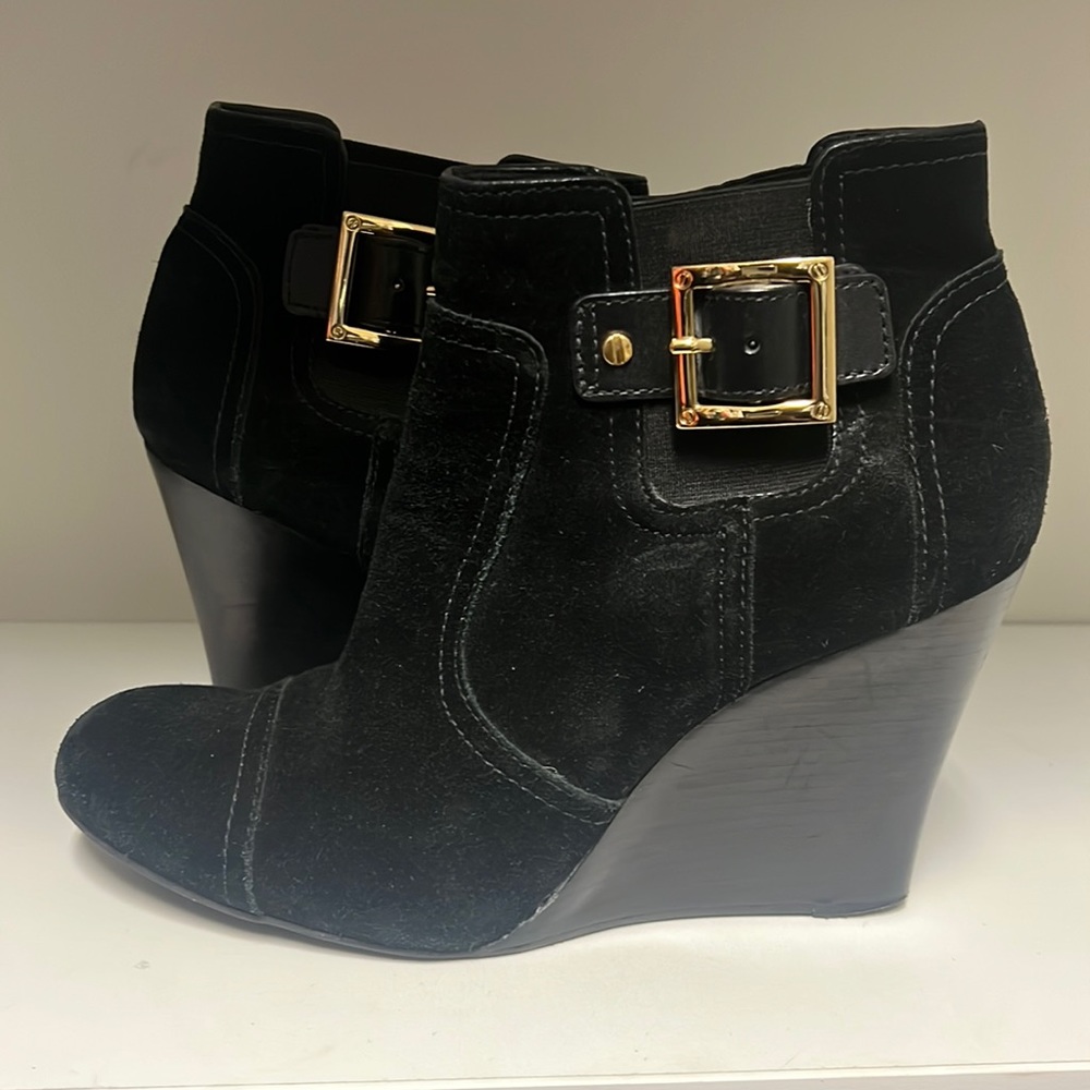 Tory Burch Booties.  Gorgeous! 3” suede wedge